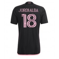 Fotballdrakt Herre Inter Miami Jordi Alba #18 Bortedrakt 2023-24 Kortermet